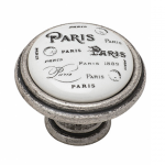 ΠΟΜΟΛΟ ΠΟΡΣΕΛΑΝΗ VINTAGE PARIS OLD SILVER-0